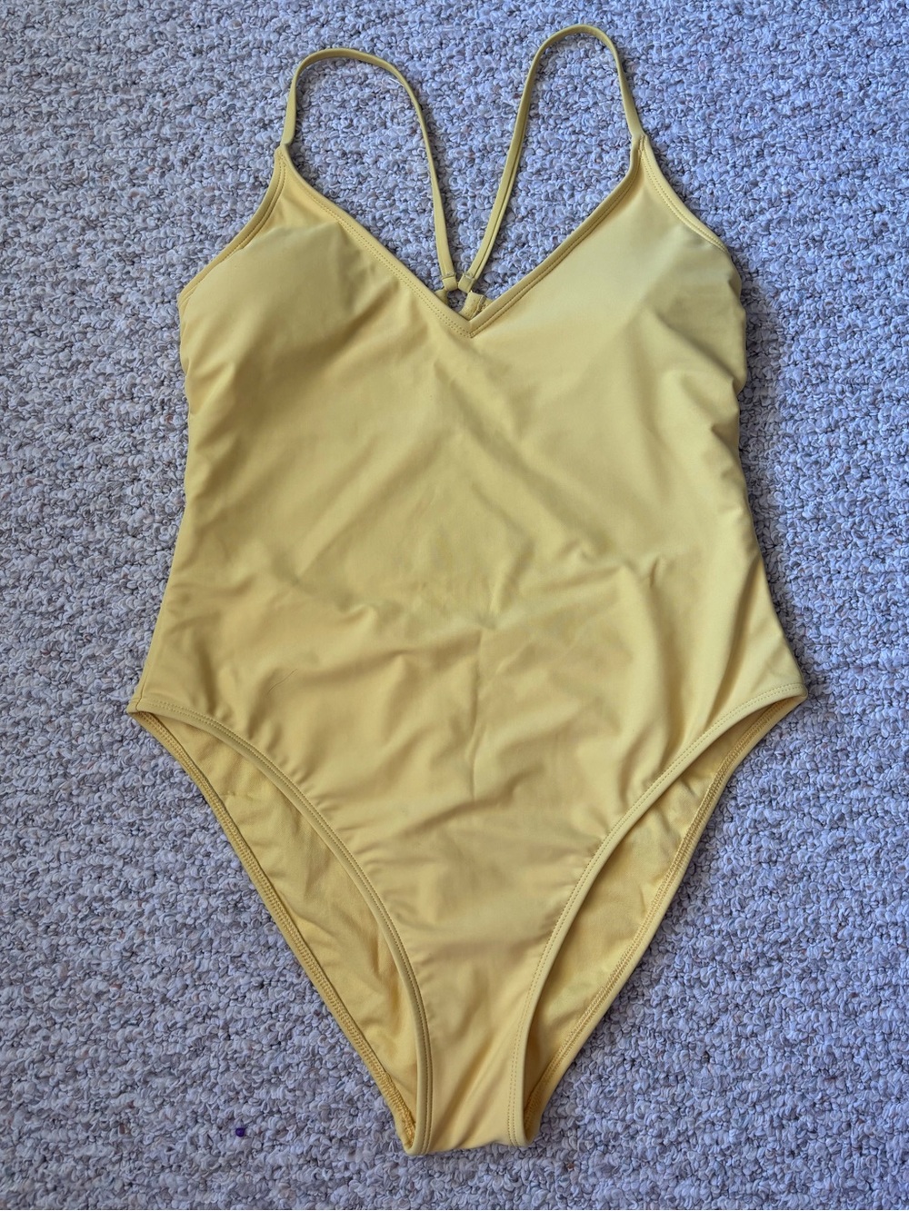 Shade and Shore Yellow One-Piece Swimsuit